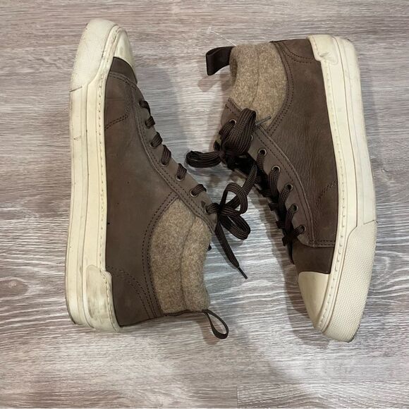 Pajar Tray Men's Winter Sneaker high top Wool Sued Sz 11 - Picture 3 of 9